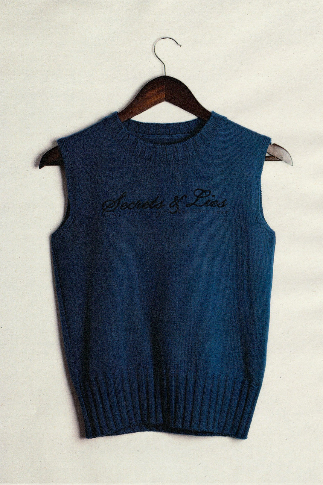 Vintage ‘Secrets & Lies’ Wool Sweater Vest